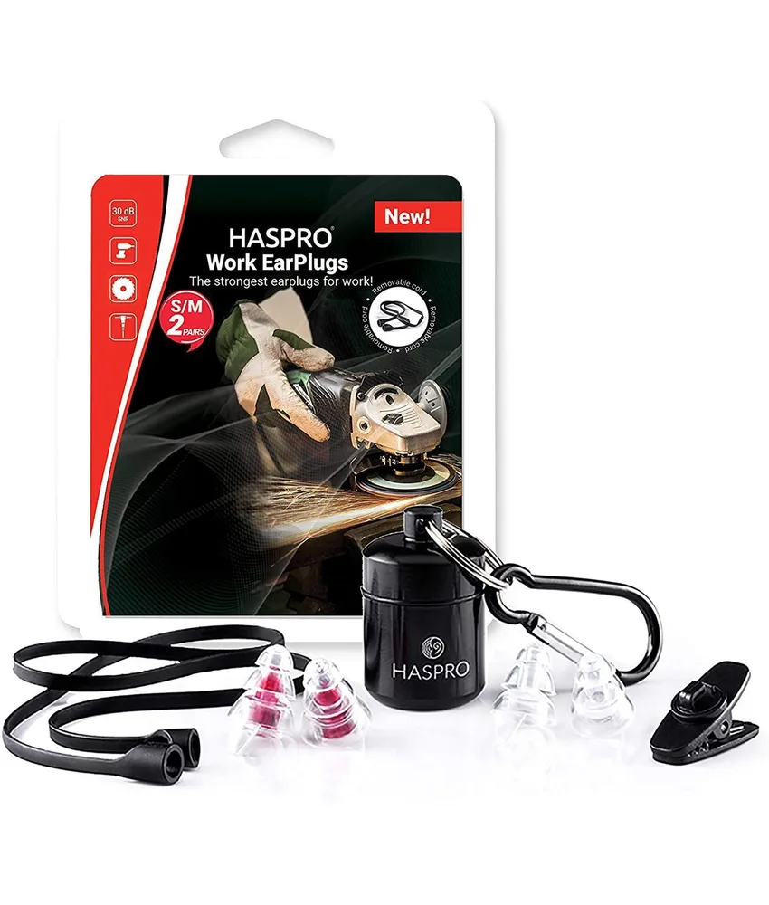 Tappi auricolari per l'industria Haspro, SNR=37 - filtro traspirante