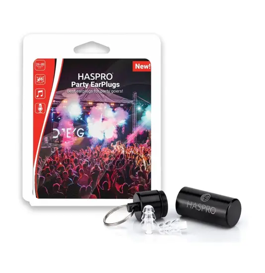 Tappi per party e concerti Haspro