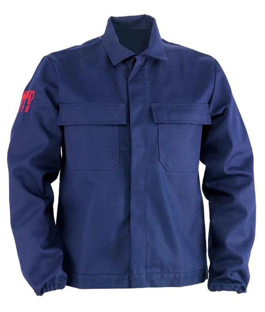 Giacca da lavoro multiprotezione V3TRV, quadrivalente - collo a camicia - elastico ai polsi