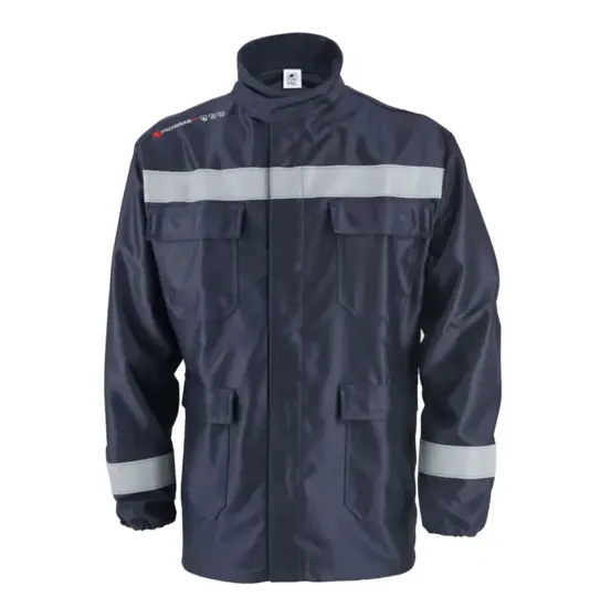 Giacca ignifuga con bande rinfrangenti  PROWEAR