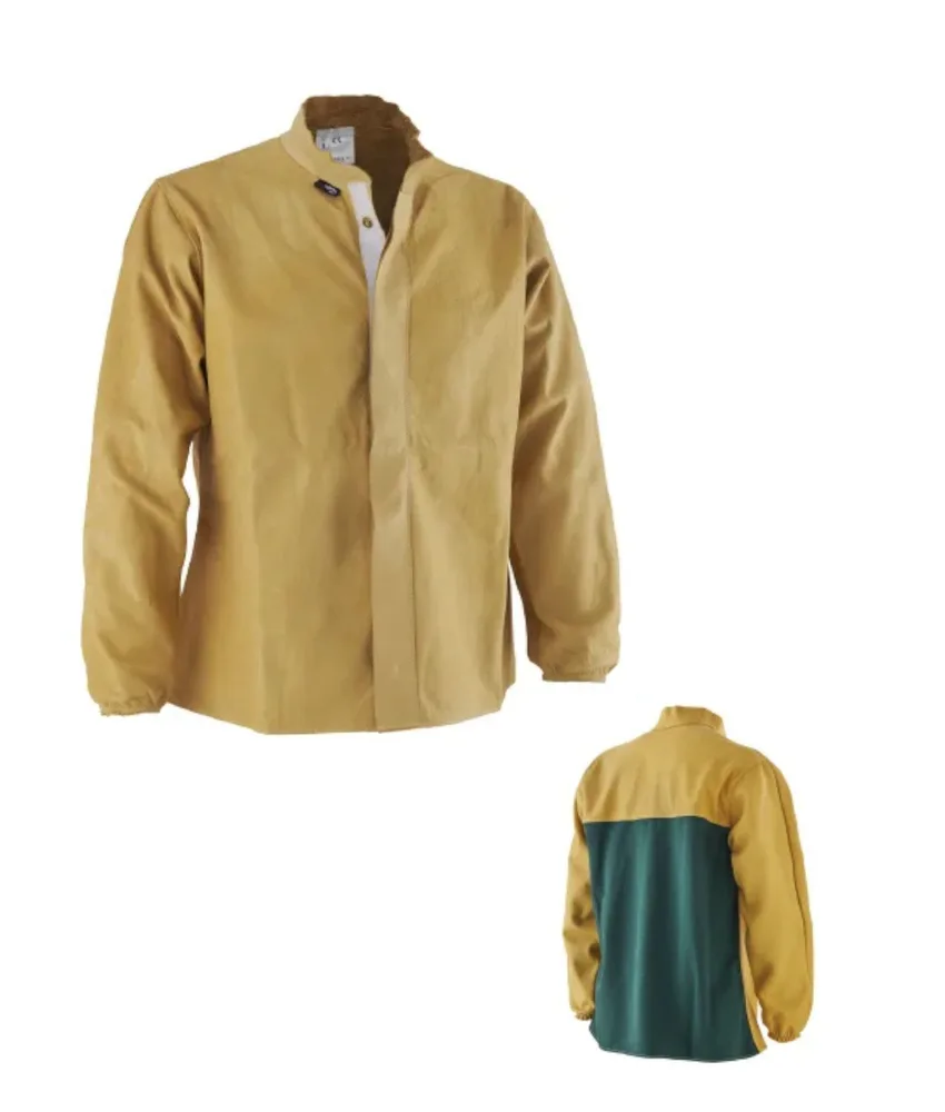 Giacca per saldatore, in pelle crosta e pelle fiore - CLASSE 1 A1