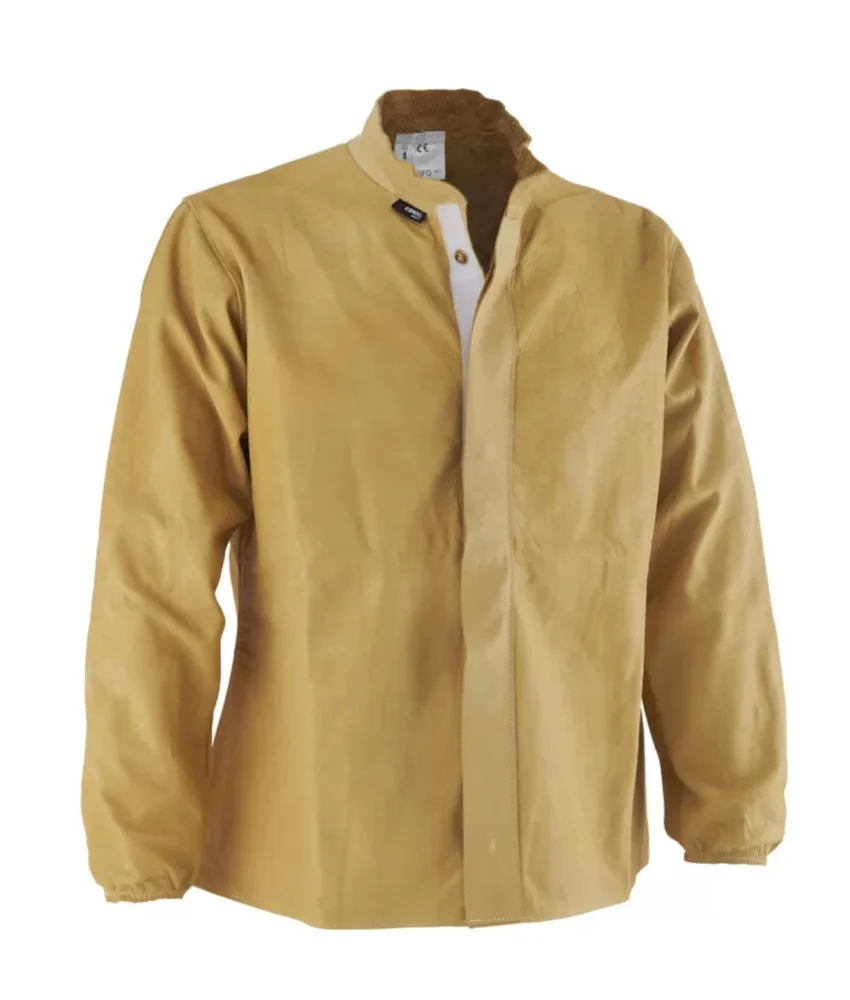Giacca per saldatore, in pelle crosta e pelle fiore - CLASSE 2 A1