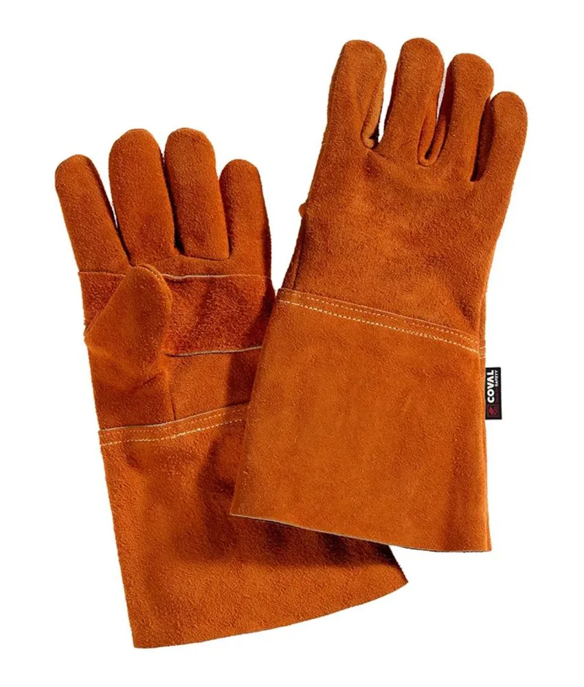 Guanti Professionali da Saldatura, anticalore - resistenza fino 250°C - lunghezza 35 cm