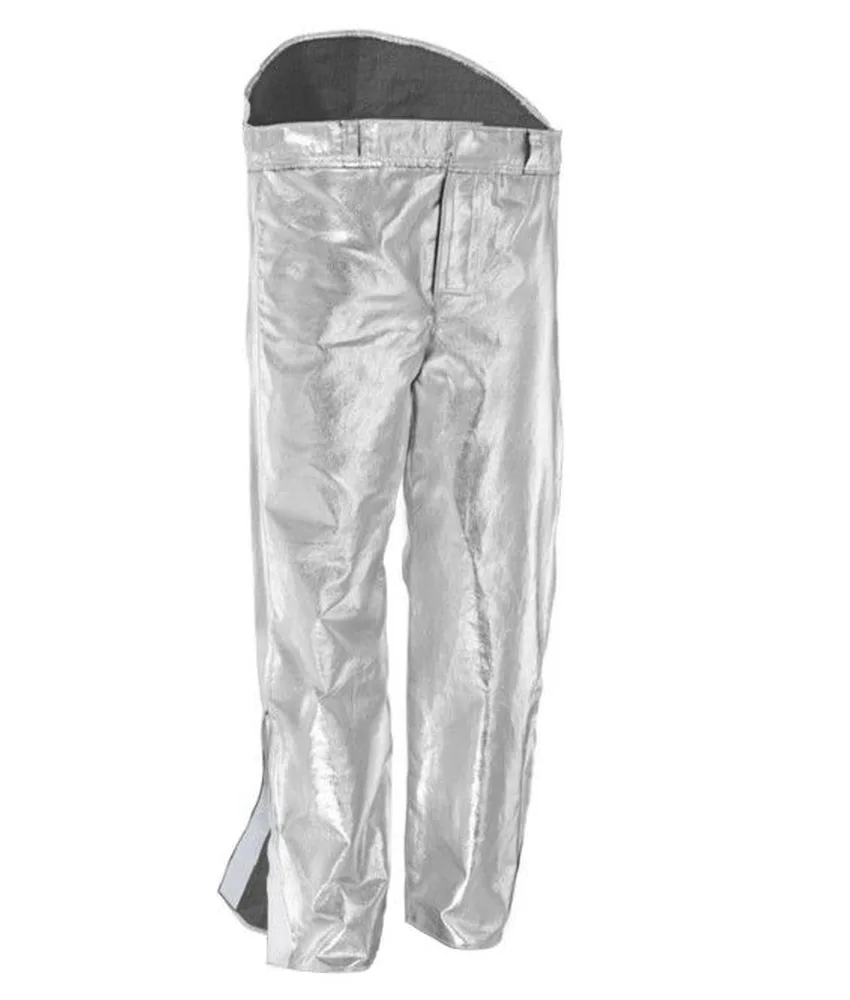 Pantaloni alluminizzati ST500, bratelle elasticizzate - apertura a soffietto sul fondo gamba