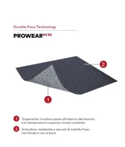 Pantaloni ignifughi con bande rinfrangenti  PROWEAR