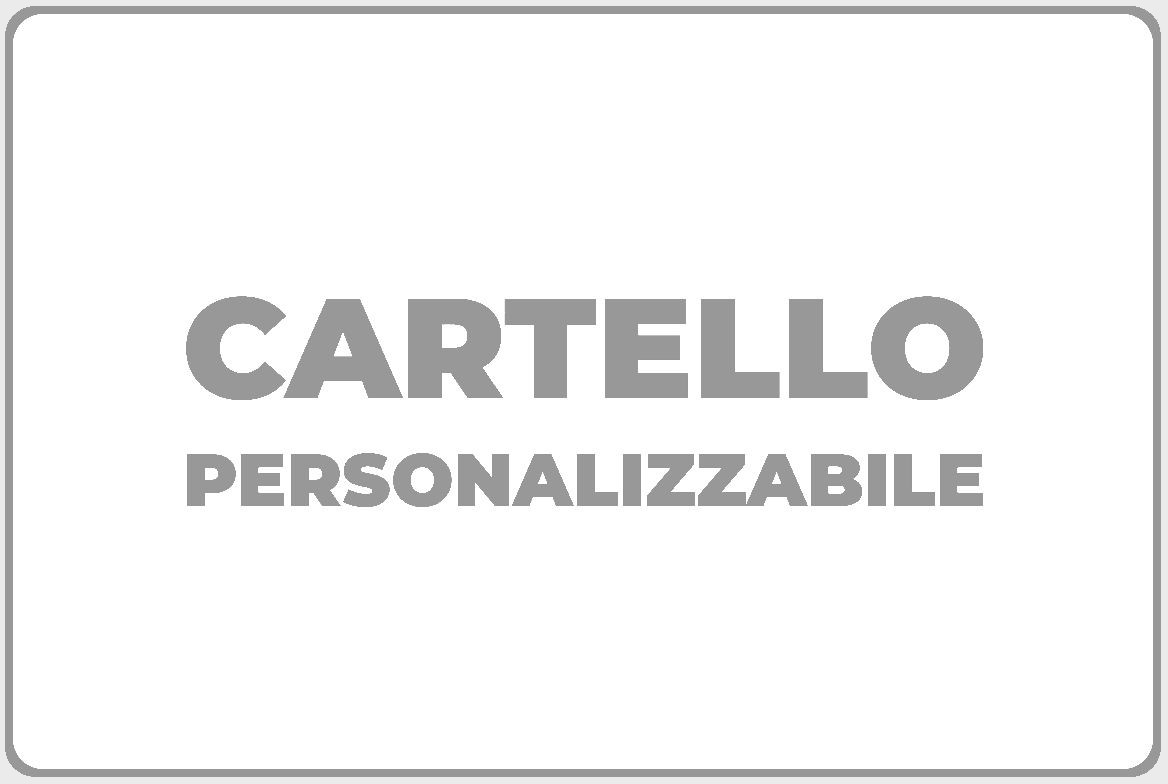 Cartello in forex personalizzabile