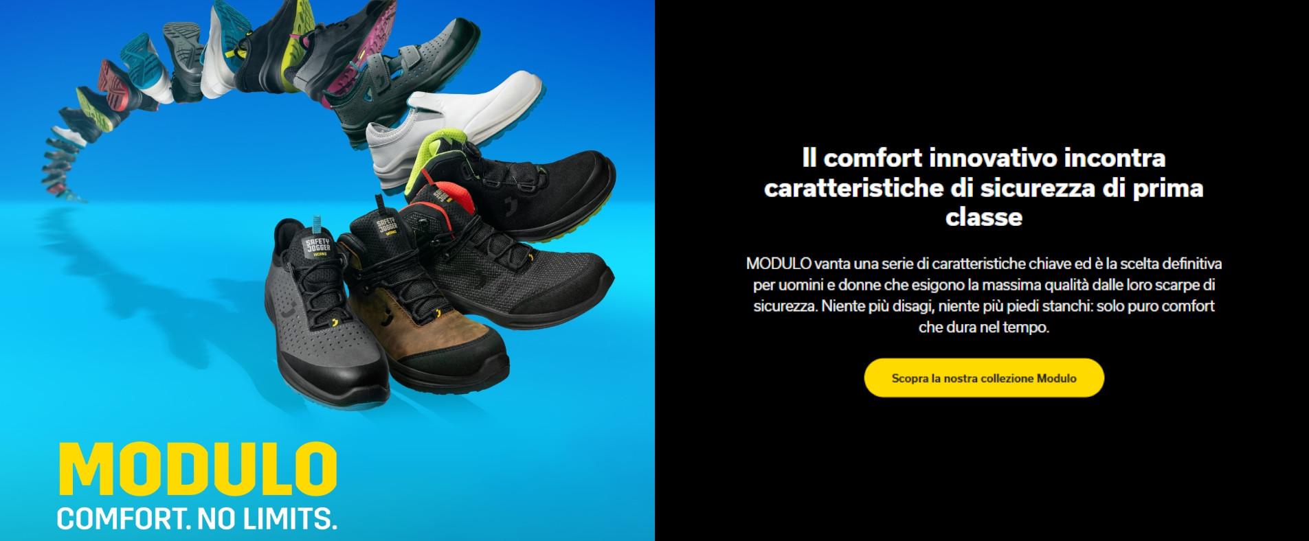 Scarpe linea Modulo per Safety Jogger