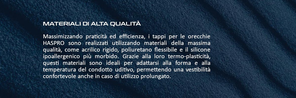 Haspro materiali di qualità