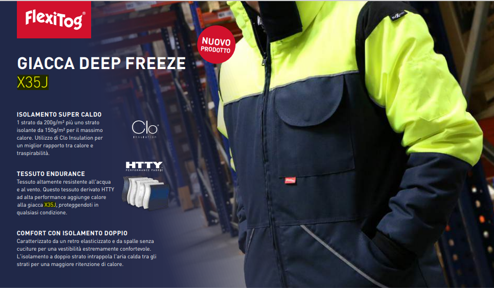 Giacca termica Flexitog DeepFreeze Drive: caratteristiche