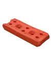 plinti in PVC rivestiti arancioni