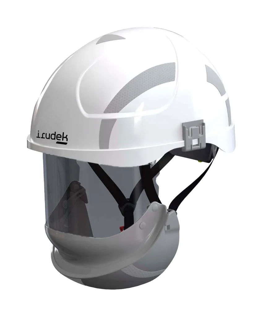 Elmetto protettivo dielettrico Irudek SECRA-2 E40, Protezione arco elettrico classe 2 - metalli fusi