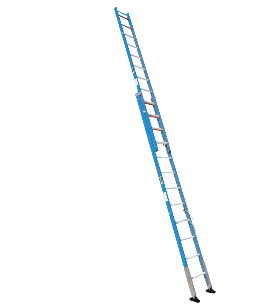 Scala telescopica in fibra di vetro Irudek Iruladder, Isolante - Certificata - Anticaduta - Massima sicurezza