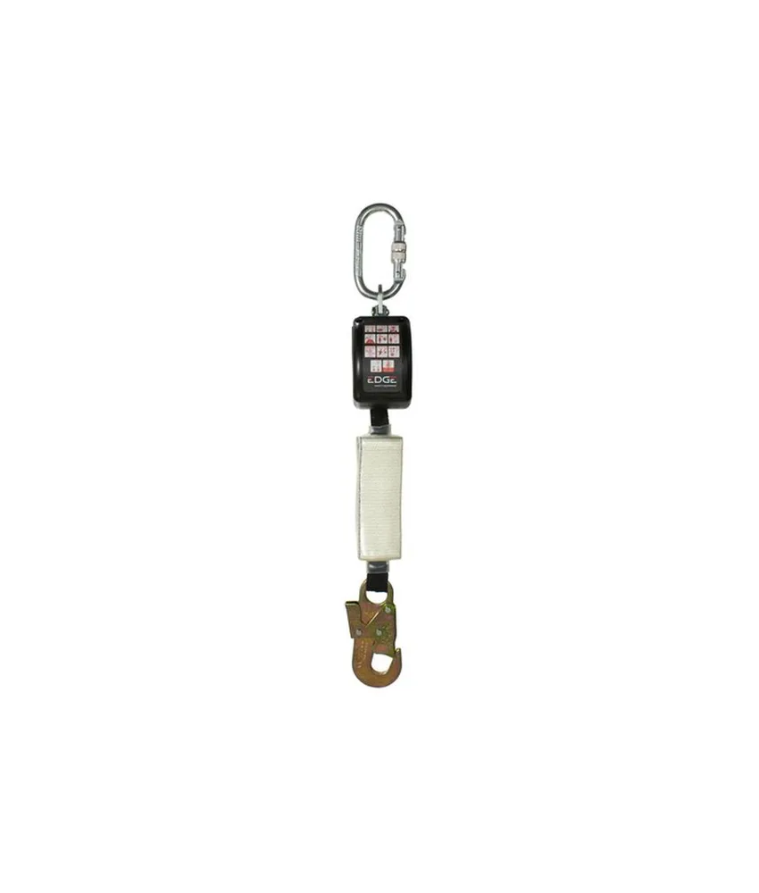 Blocco anticaduta retrattile con nastro cintura Safety Jogger KINETIX SNAP, Dispositivo di bloccaggio anticaduta autoretrattile (2 m)