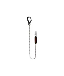 Cordino anticaduta regolabile con assorbitore 2 m Safety Jogger VIPER ALU 2M