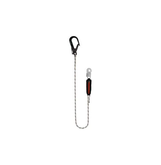 Cordino anticaduta regolabile con assorbitore 2 m Safety Jogger VIPER ALU 2M