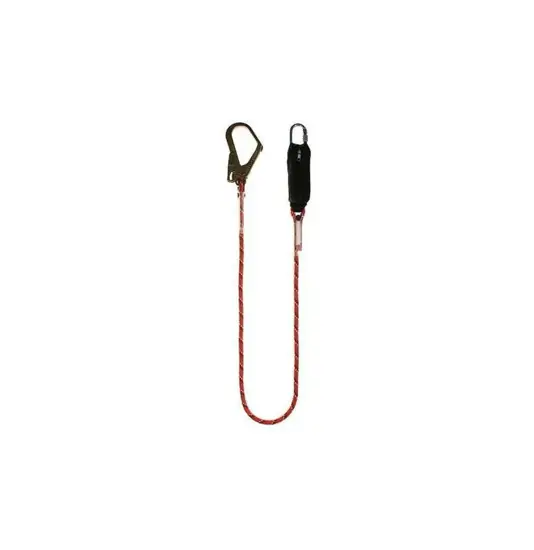 Cordino di sicurezza 2 metri con assorbitore energia Safety Jogger VIPER STEEL HD 2M