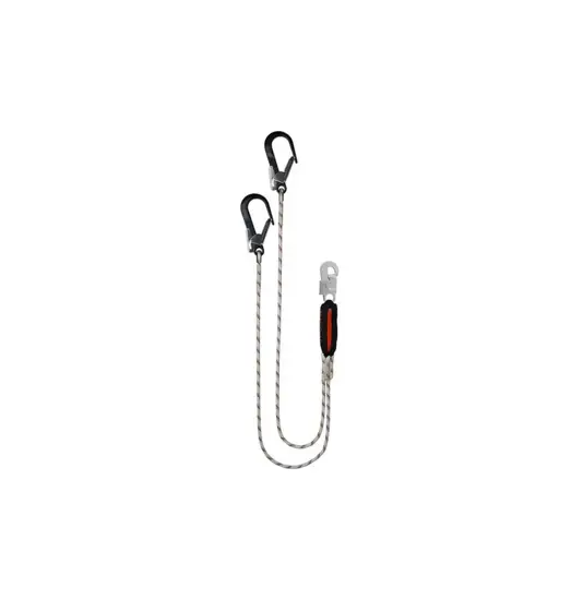 Cordino doppio Y anticaduta con assorbitore 2m Safety Jogger CHAMELEON ALU 2M