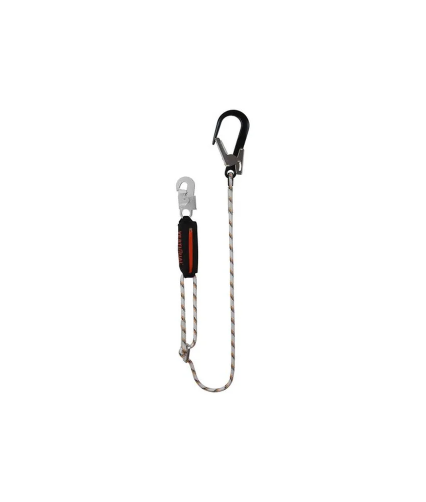 Cordino regolabile con assorbitore per ponteggi Safety Jogger VIPER VARIO ALU 2M, Cordino di sicurezza regolabile in alluminio