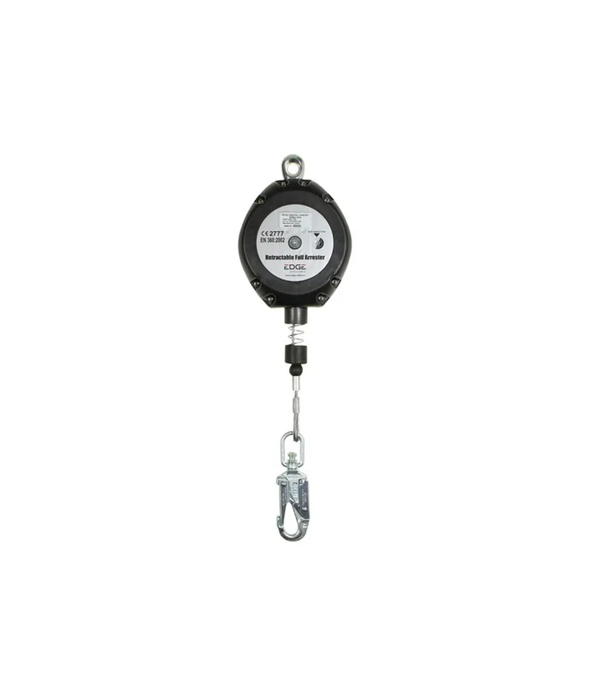 Dispositivo anticaduta retrattile con cavo acciaio 10 m Safety Jogger EDGE 1010 VERT, Dispositivo anticaduta con cavo d'acciaio 10 m