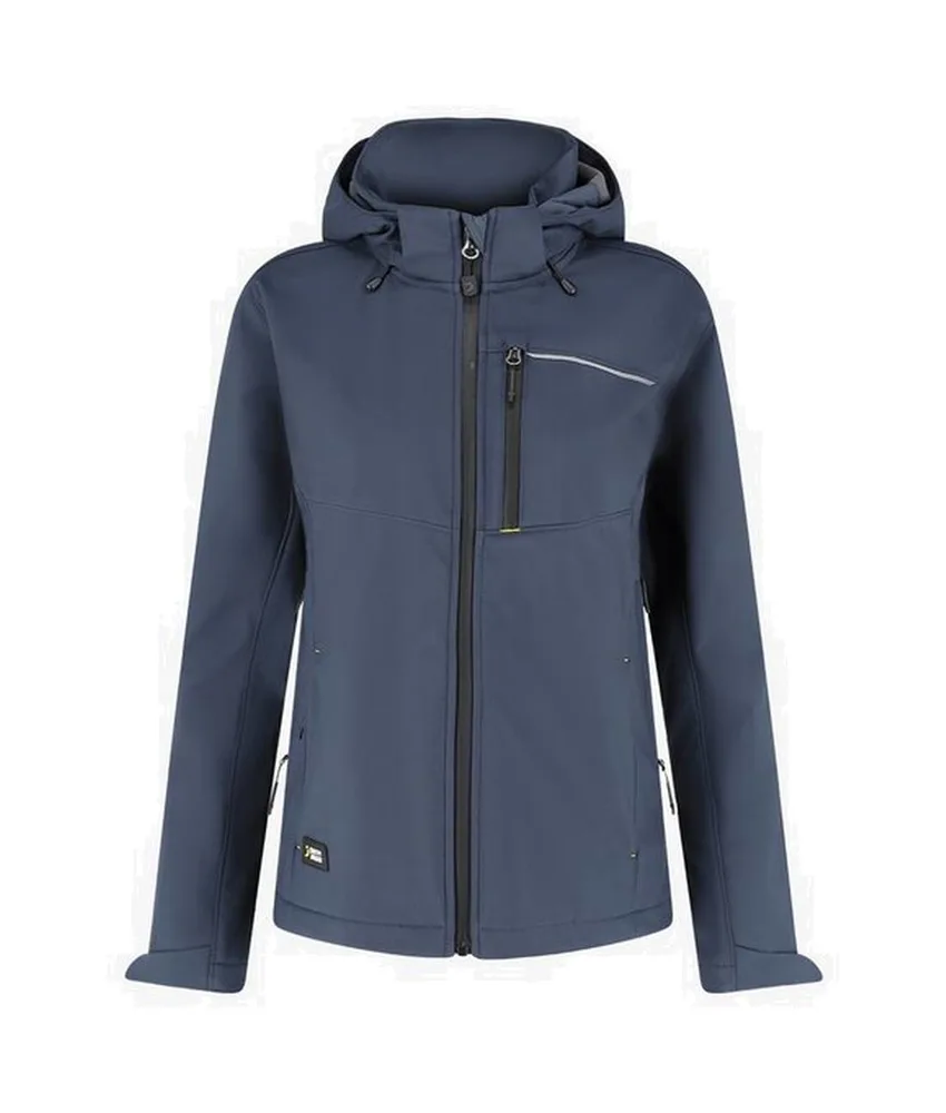 Giubbetto softshell idrorepellente da donna Safety Jogger Oak, antivento e traspirante in tessuto ripstop resistente agli strappi