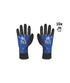 Guanti antiscivolo palmo gomma per ambienti umidi Safety Jogger Guanti D-GRIP WET