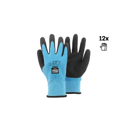 Guanti da lavoro impermeabili doppio lattice Safety Jogger Guanti PRODRY