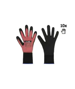 Guanti da lavoro in nitrile traspiranti Safety Jogger Guanti D-GRIP ULTRA