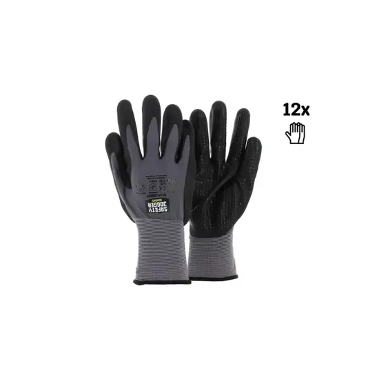 Guanti da lavoro nitrile puntinato per assemblaggio Safety Jogger Guanti ALLFLEXDOT