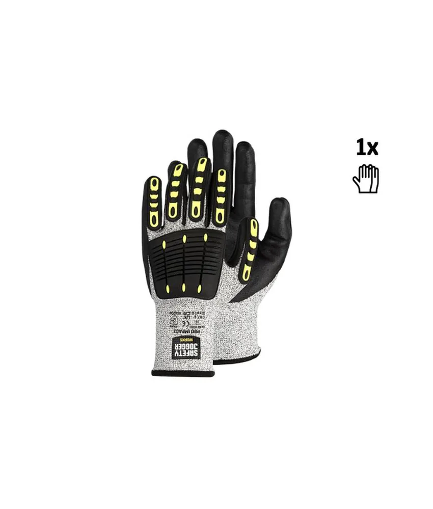Guanto antitaglio con rivestimento in nitrile Safety Jogger PROIMPACT SINGLE, Guanti Antishock
