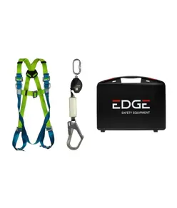 Kit anticaduta con imbracatura e blocco 2 m Safety Jogger FALL BLOCK SET