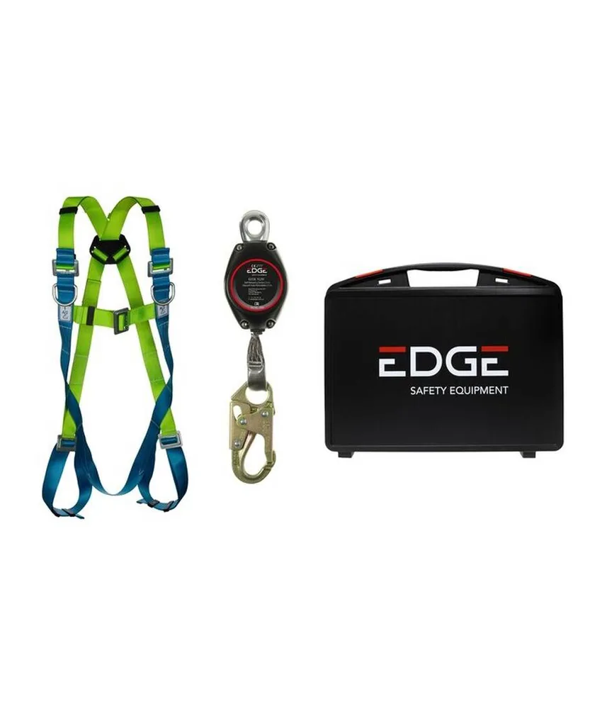Kit anticaduta con imbracatura e cordino 2 m Safety Jogger PRO SET, Kit Professionale di Protezione Anticaduta