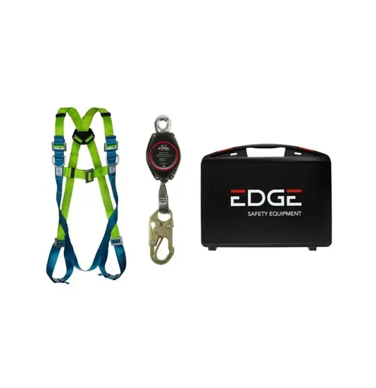 Kit anticaduta con imbracatura e cordino 2 m Safety Jogger PRO SET
