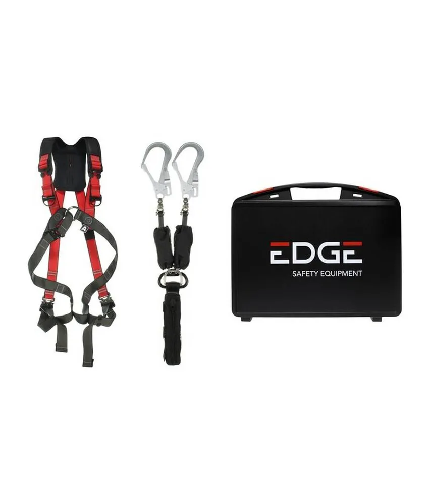Kit anticaduta per lavori su ponteggi Safety Jogger PREMIUM SCAFFOLD SET, Set Premium per Ponteggi