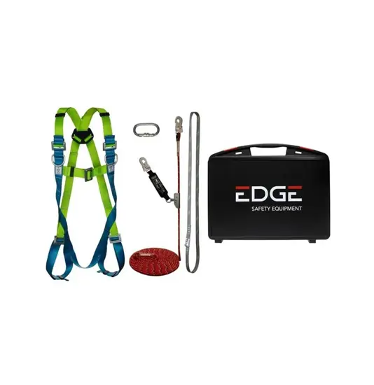 Kit anticaduta per tetti piani con imbracatura Safety Jogger FLAT ROOF SET