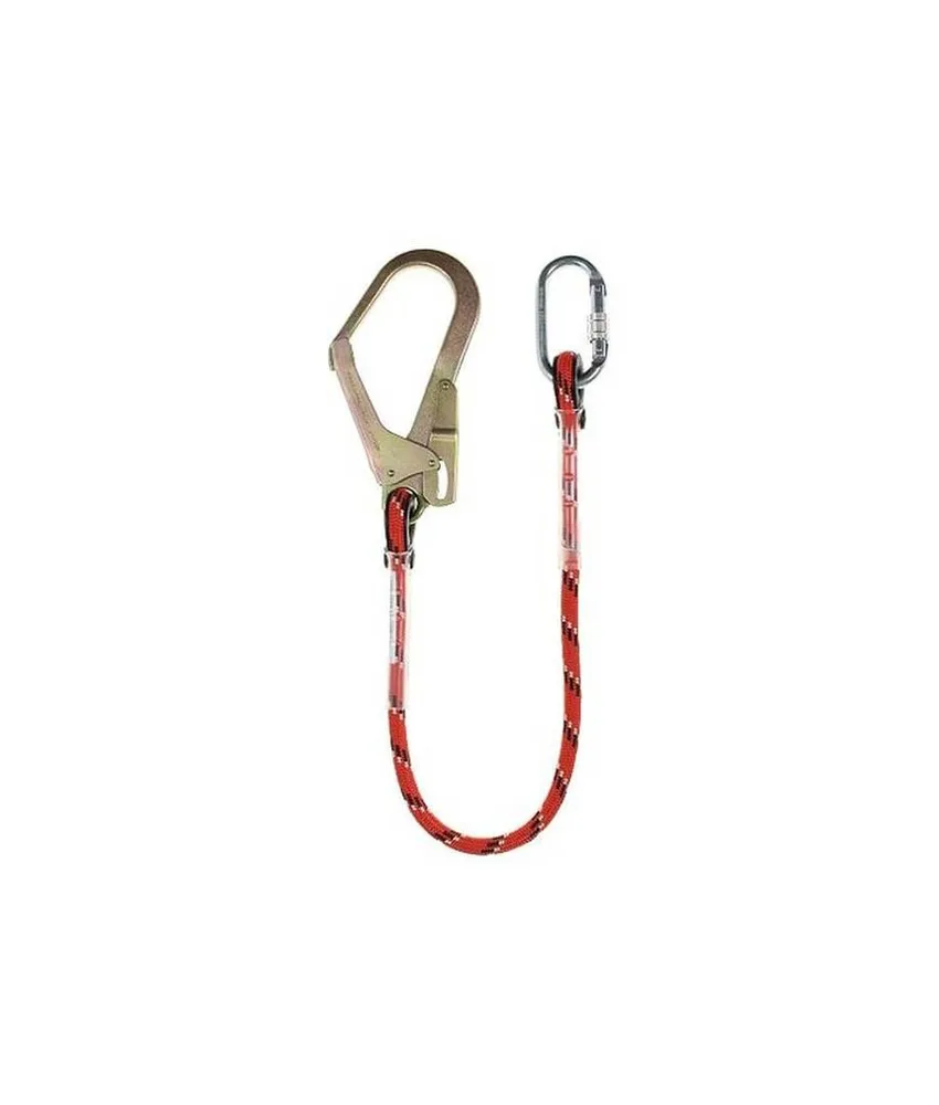 Lina di posizionamento 2 metri con ganci acciaio Safety Jogger FOX 2 2M, Corda di posizionamento sul lavoro 2 m
