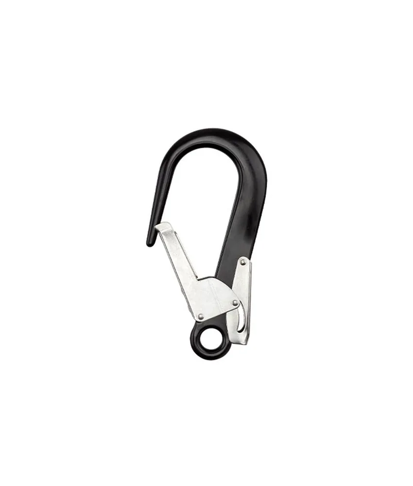 Moschettone alluminio apertura larga per ponteggi Safety Jogger FUJI SAN HOOK, Aluminum Safety Hook