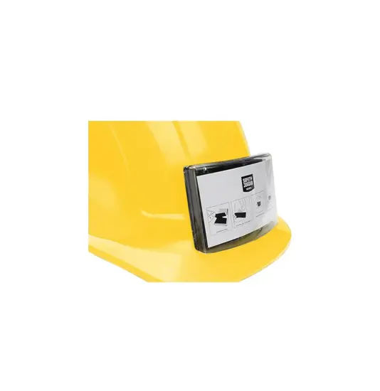 Portabadge per casco con fissaggio Velcro Safety Jogger HELMET BADGE HOLDER
