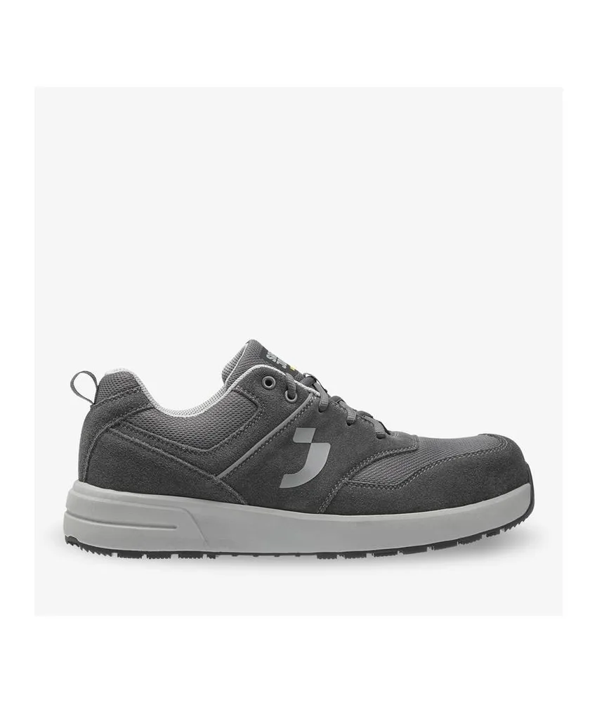 Scarpe antinfortunistiche basse metal free Safety Jogger TOPSKATE S3S LOW, Sneaker retrò S3S senza tempo realizzata in suede, pelle e tessuto
