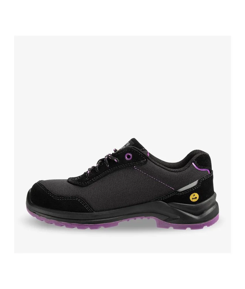 Scarpe antinfortunistiche donna suola antiscivolo Safety Jogger ORGANIC S1P LOW, Scarpe antinfortunistiche da donna con protezione ESD