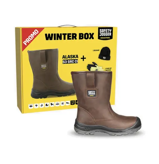 Stivaletto antinfortunistico S3 con kit da lavoro invernale Safety Jogger Alaska
