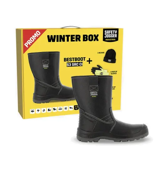 Stivaletto antinfortunistico S3 con kit da lavoro invernale Safety Jogger Bestboot
