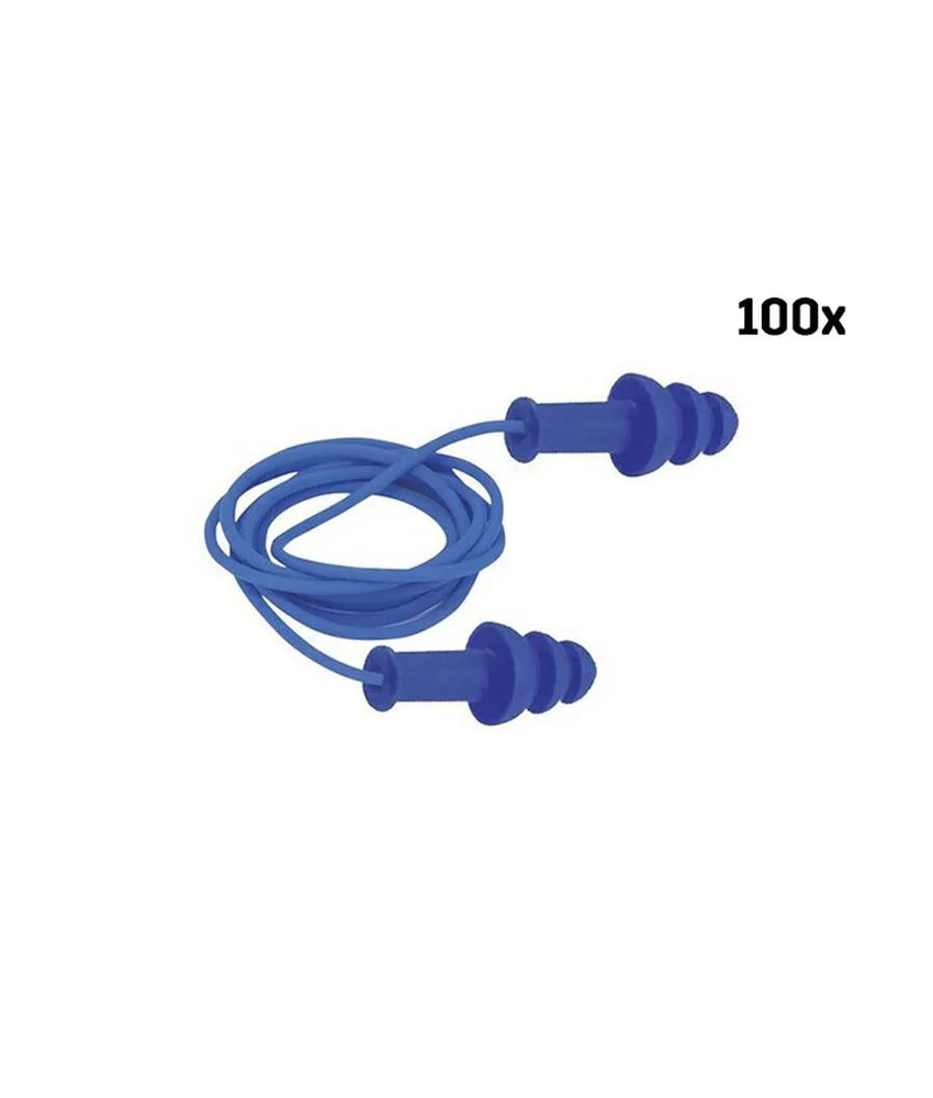 Tappi auricolari riutilizzabili in TPE per industria Safety Jogger COMFIT 104CD 100PCS, Tappi auricolari riutilizzabili e rilevabili