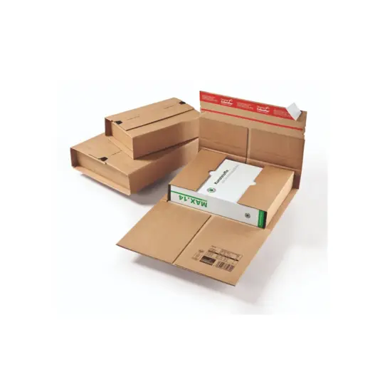 scatole di cartone  dimensione int. 35x28x6 cm