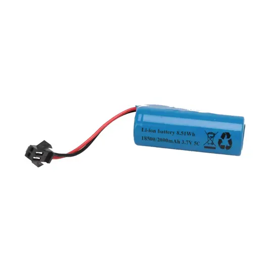 18500 3.7V 2000mAh 5C batteria con connettore JST-SMP per giocattoli RC