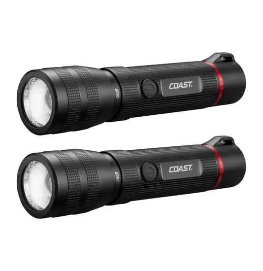 2 pezzi COAST G60R 1000 lumen torcia ricaricabile impermeabile Coast