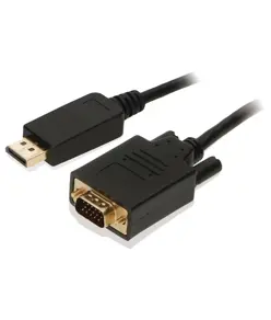 2-Power Displayport til DVI Kabel - 1m