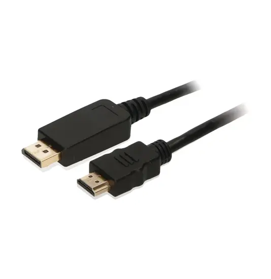 2-Power Displayport til HDMI Kabel - 2m