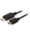 2-Power Displayport til HDMI Kabel - 2m
