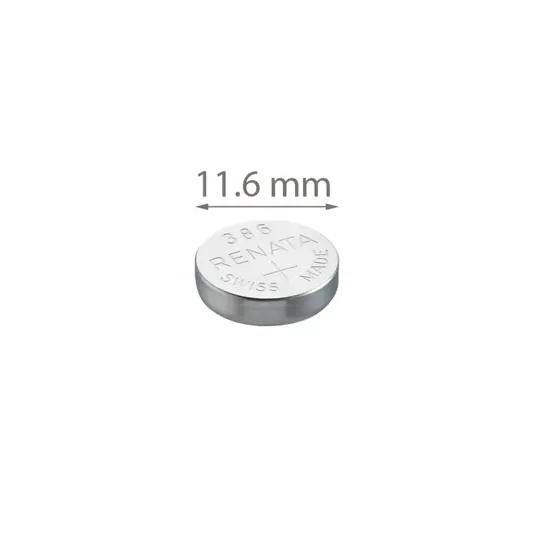 386 Uhrbatterien – 1 Stück Blister - 1,55V 130mAh Renata