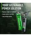 4xAA + 4xAAA 1,5V USB-C batterie ricaricabili – Certificato CarbonNeutral® (CO2 neutro) Coast